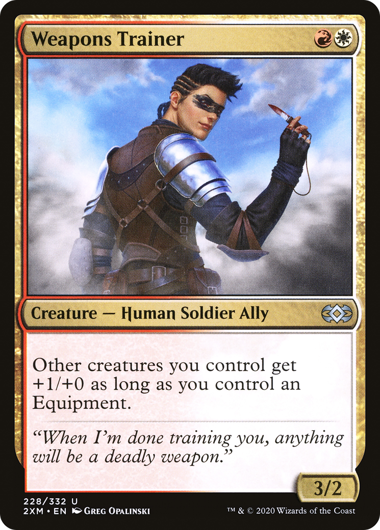 Weapons Trainer (228) [Double Masters] foil - Deck Out Gaming