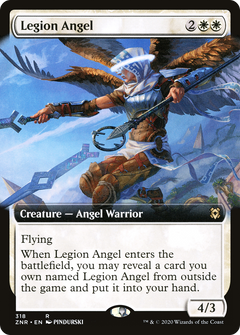 Legion Angel (Extended Art) (318) [Zendikar Rising] foil - Deck Out Gaming