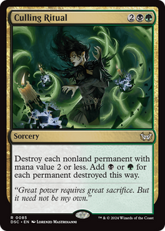 Culling Ritual (85) [Duskmourn: House of Horror Commander] - Deck Out Gaming