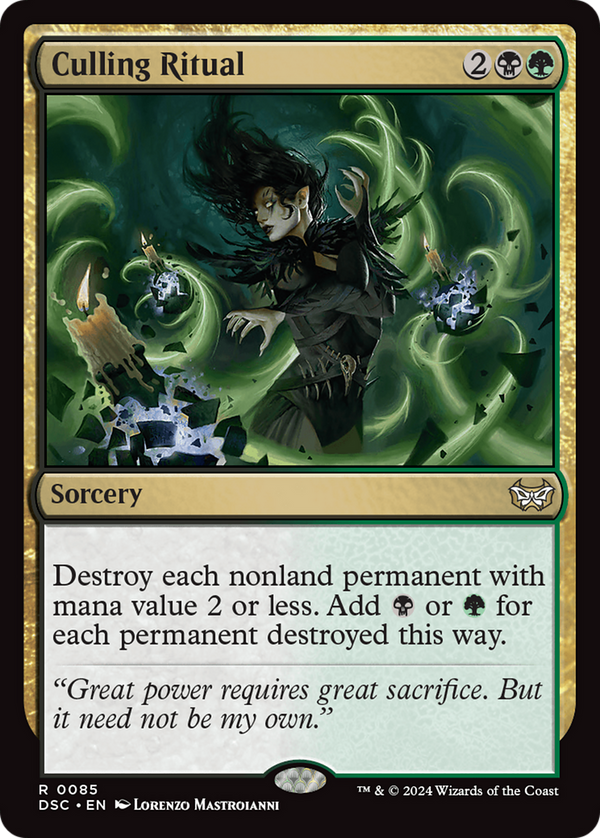 Culling Ritual (85) [Duskmourn: House of Horror Commander] - Deck Out Gaming