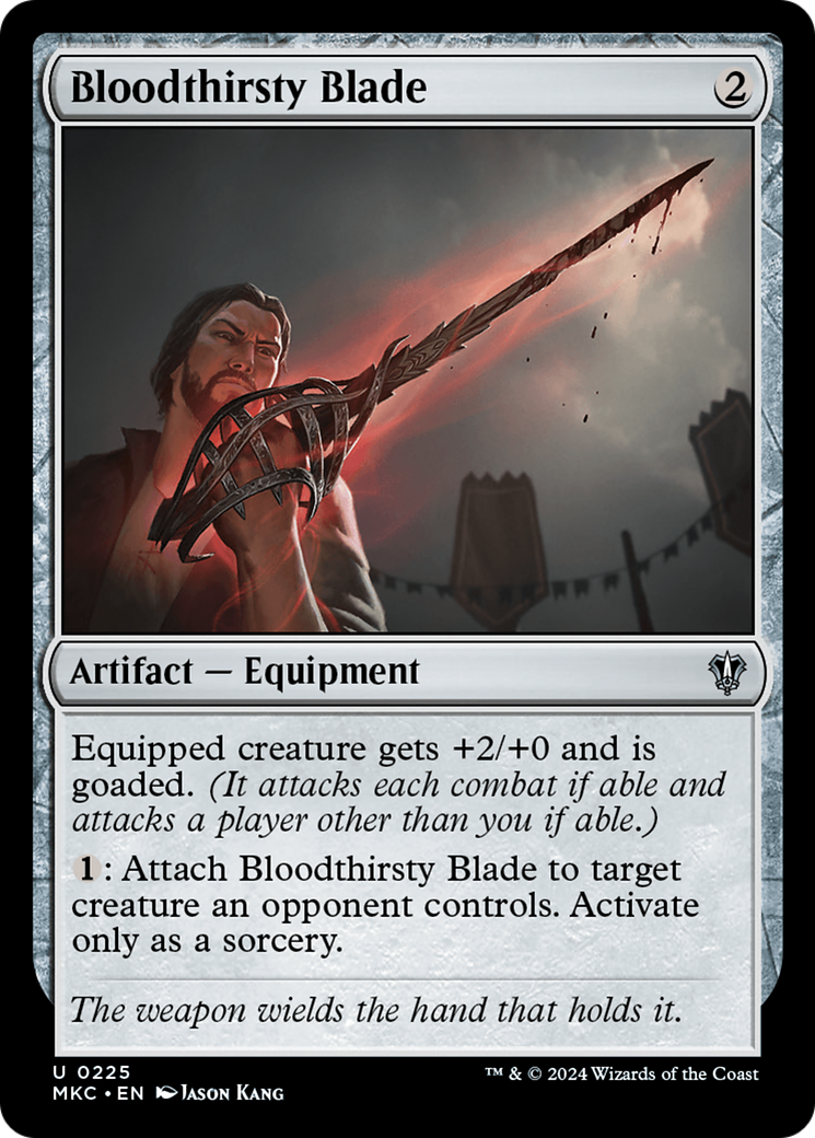 Bloodthirsty Blade (225) [Murders at Karlov Manor Commander] - Deck Out Gaming