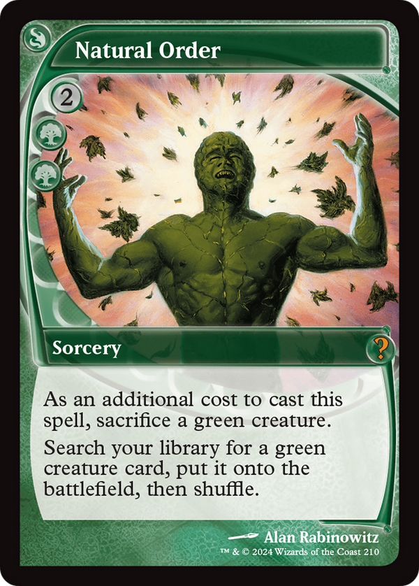 Natural Order (Future Sight) (210) [Mystery Booster 2] foil - Deck Out Gaming