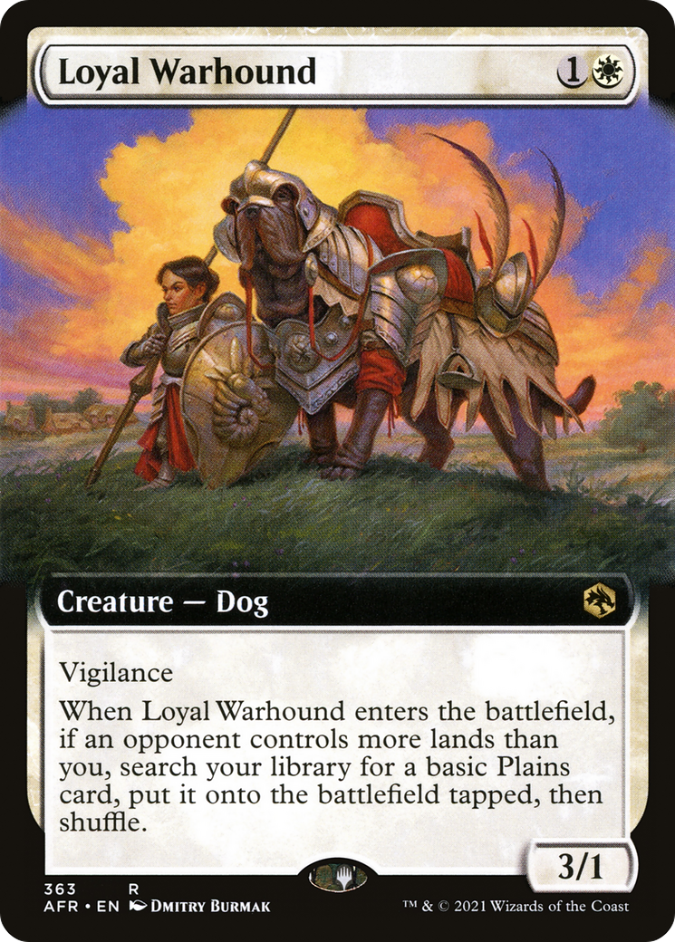 Loyal Warhound (363) [Adventures in the Forgotten Realms] - Deck Out Gaming