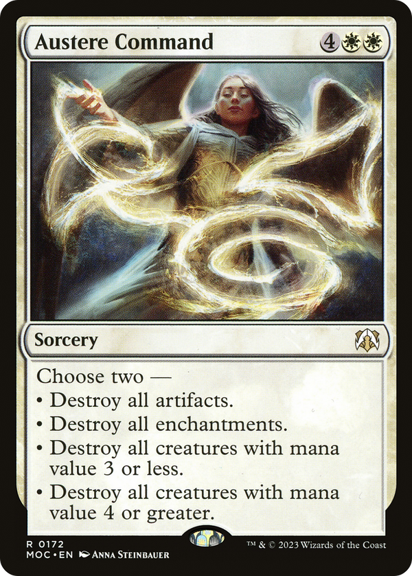 Austere Command (172) [March of the Machine Commander] - Deck Out Gaming