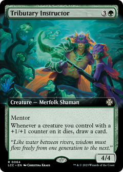 Tributary Instructor (Extended Art) (64) [The Lost Caverns of Ixalan Commander] - Deck Out Gaming