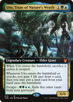 Uro, Titan of Nature's Wrath (Extended Art) (343) [Theros Beyond Death] - Deck Out Gaming