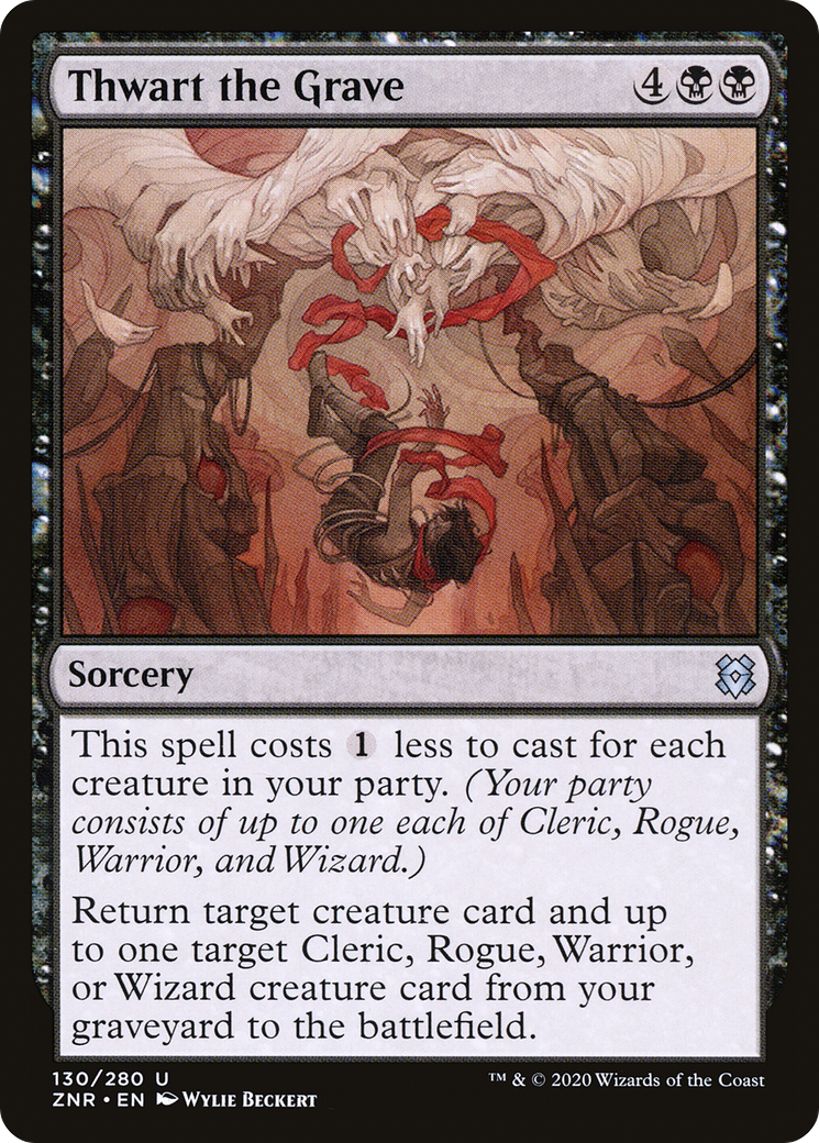 Thwart the Grave (130) [Zendikar Rising] - Deck Out Gaming