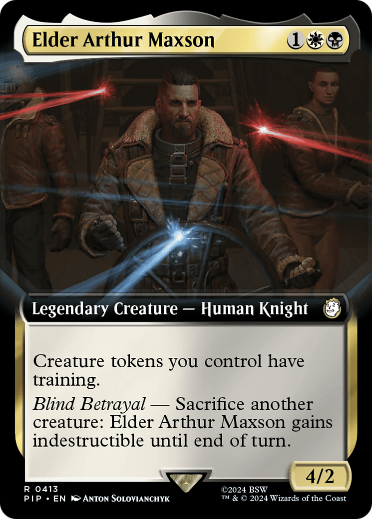 Elder Arthur Maxson (Extended Art) (413) [Fallout] - Deck Out Gaming