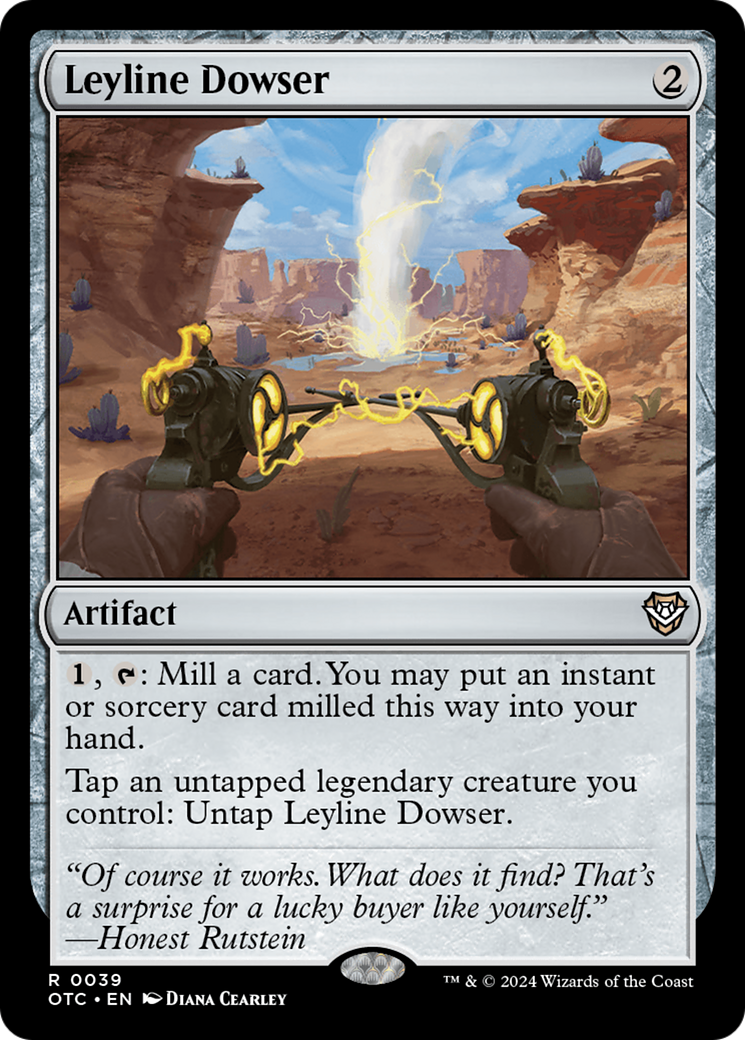 Leyline Dowser (39) [Outlaws of Thunder Junction Commander] - Deck Out Gaming
