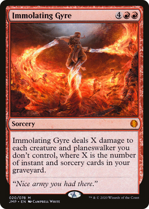 Immolating Gyre (20) [Jumpstart] - Deck Out Gaming