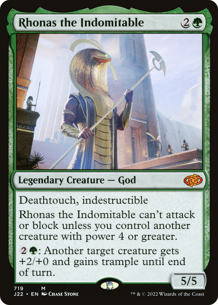 Rhonas the Indomitable (719) [Jumpstart 2022] - Deck Out Gaming