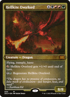 Hellkite Overlord (Foil Etched) (504) [Double Masters 2022] foil - Deck Out Gaming