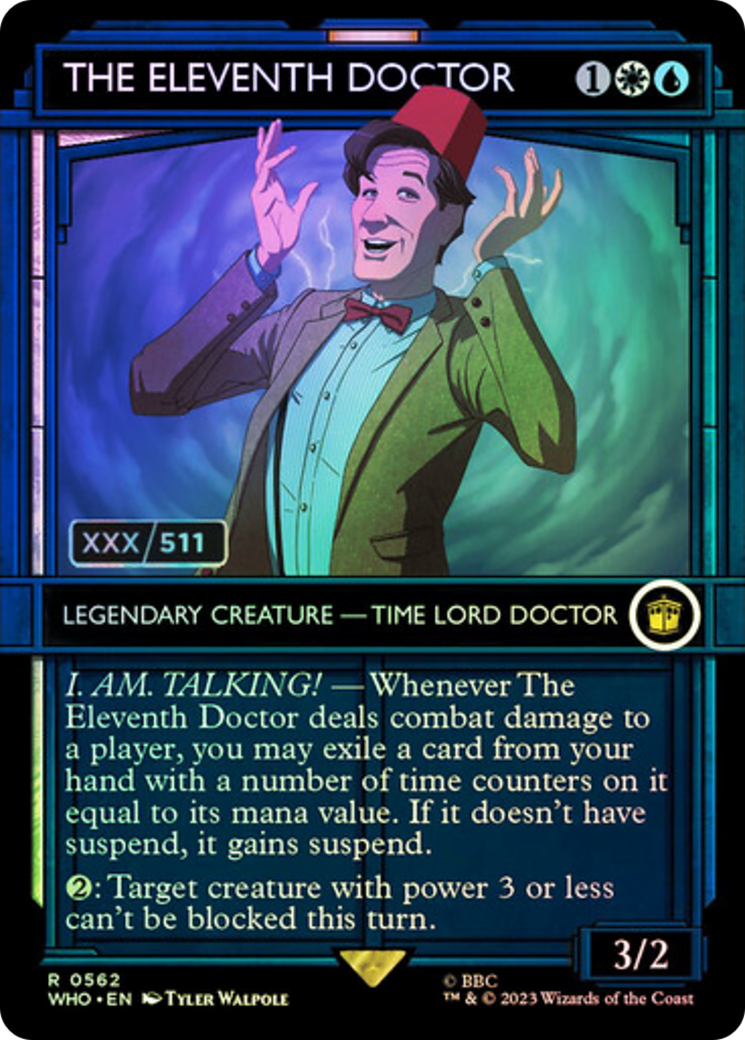 The Eleventh Doctor (Serial Numbered) (562) [Doctor Who] foil - Deck Out Gaming