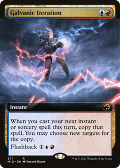 Galvanic Iteration (Extended Art) (371) [Innistrad: Midnight Hunt] foil - Deck Out Gaming
