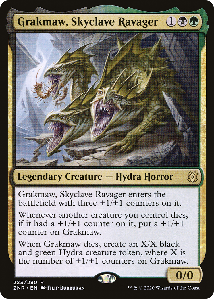 Grakmaw, Skyclave Ravager (223) [Zendikar Rising] foil - Deck Out Gaming