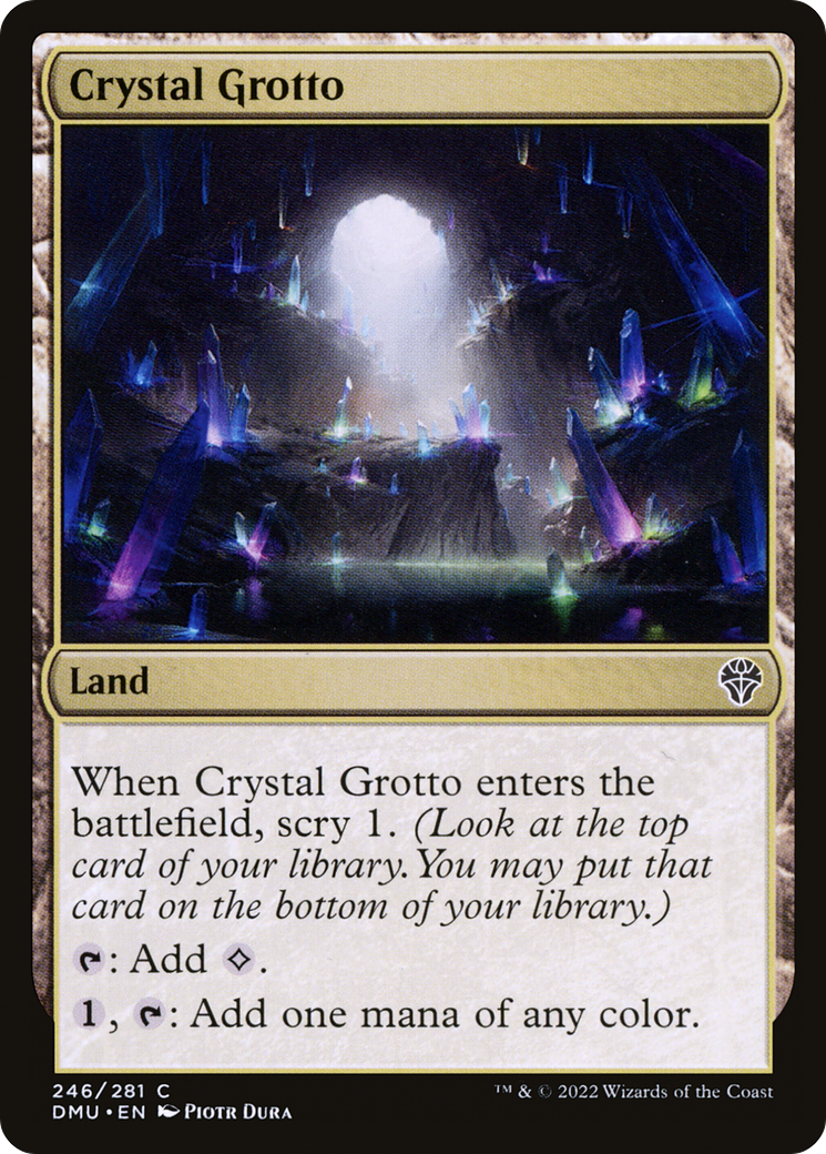 Crystal Grotto (246) [Dominaria United] foil - Deck Out Gaming