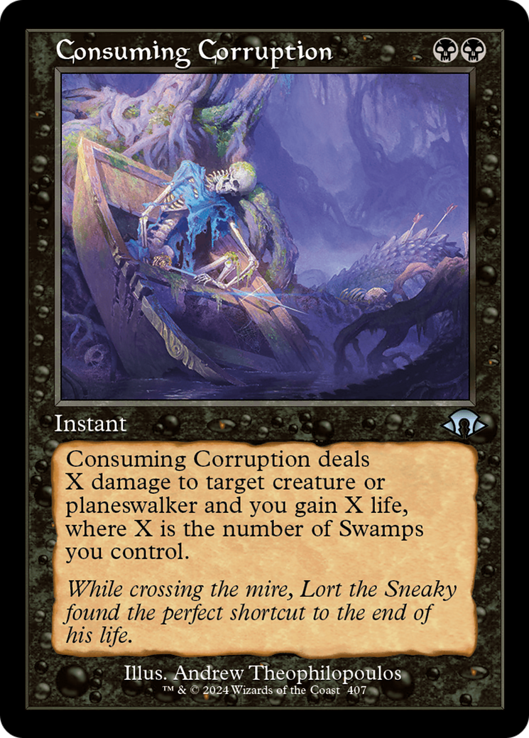 Consuming Corruption (Retro Frame) (407) [Modern Horizons 3] foil - Deck Out Gaming