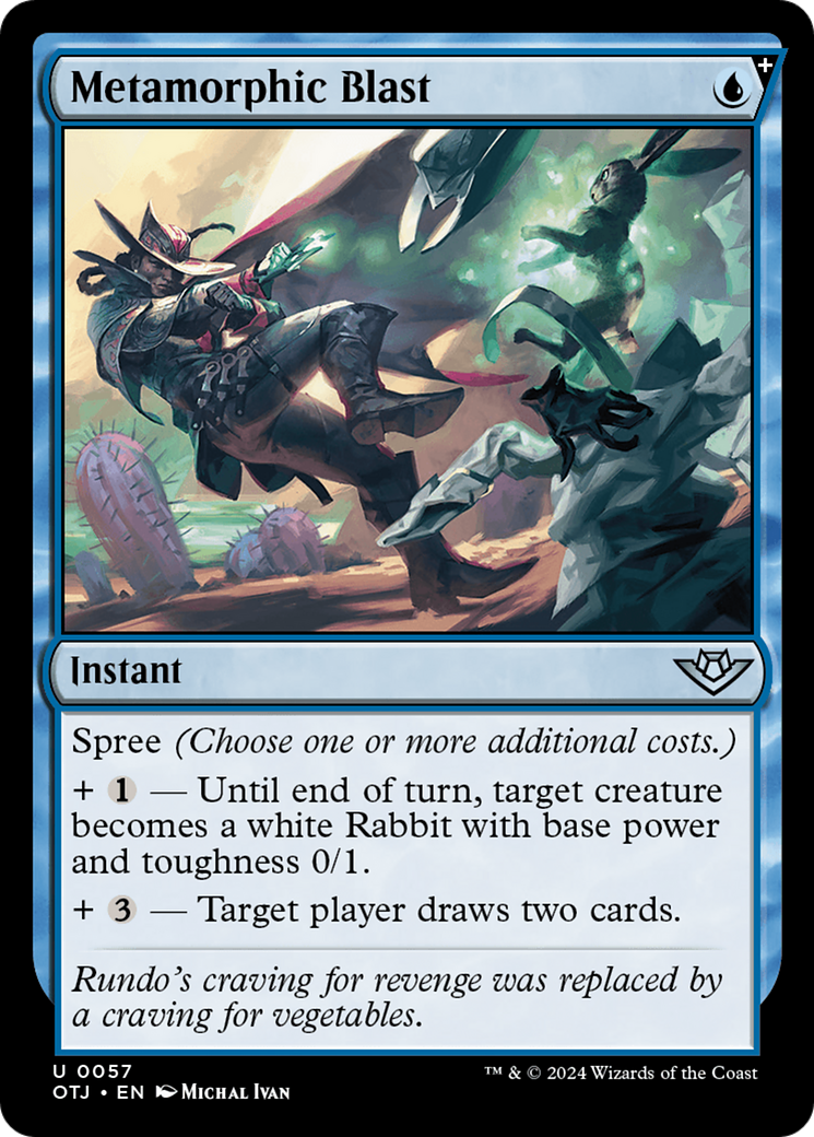 Metamorphic Blast (57) [Outlaws of Thunder Junction] foil - Deck Out Gaming
