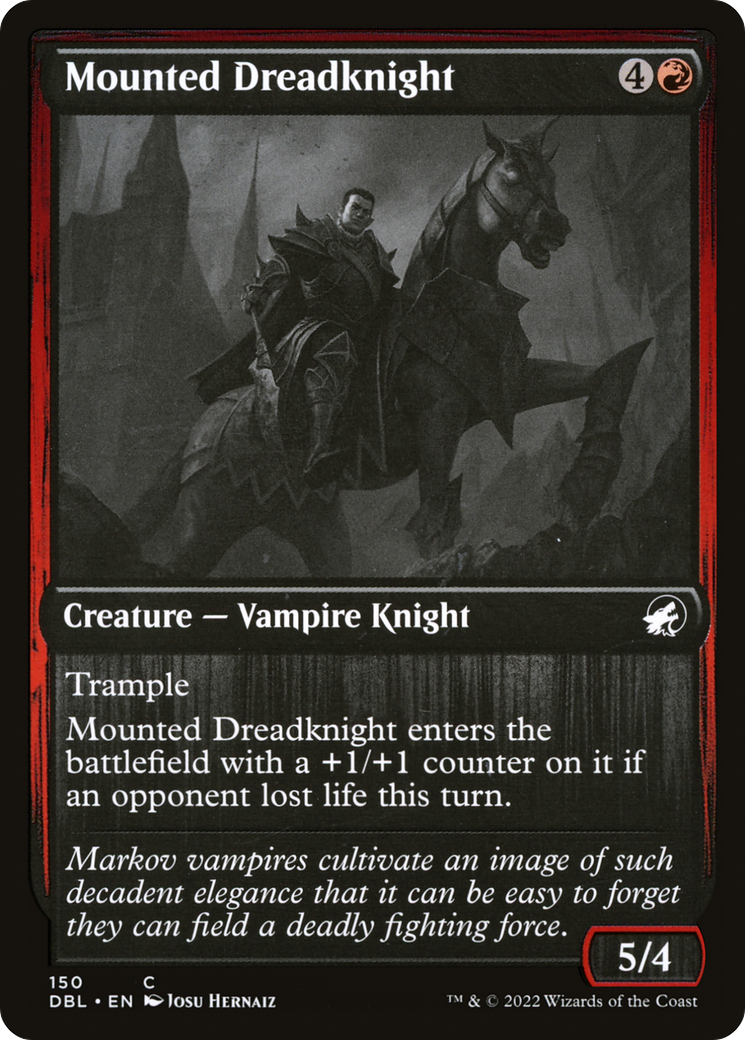 Mounted Dreadknight (150) [Innistrad: Double Feature] foil - Deck Out Gaming