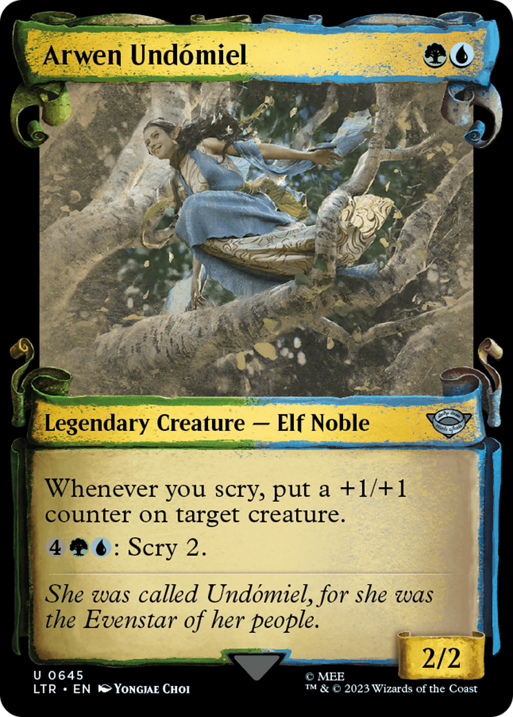 Arwen Undomiel (Showcase Scrolls) (645) [The Lord of the Rings: Tales of Middle-earth] - Deck Out Gaming