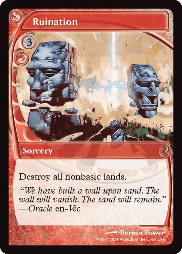 Ruination (Future Sight) (199) [Mystery Booster 2] foil - Deck Out Gaming