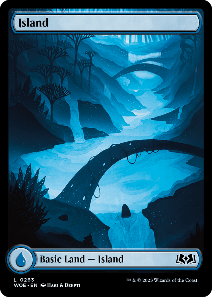 Island (0263) (263) [Wilds of Eldraine] foil - Deck Out Gaming