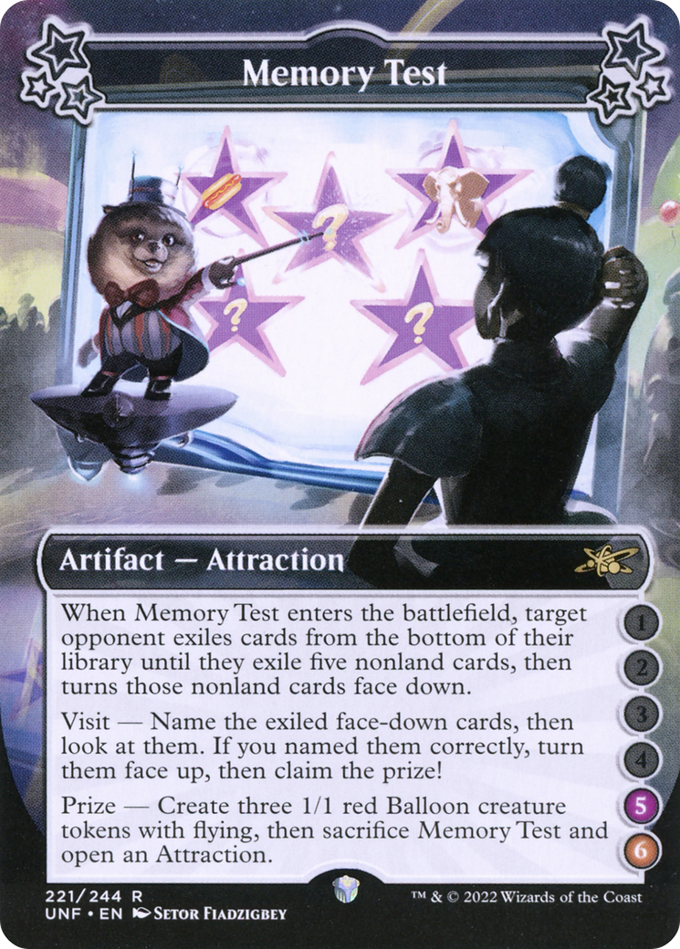 Memory Test (5-6) (221) [Unfinity] - Deck Out Gaming