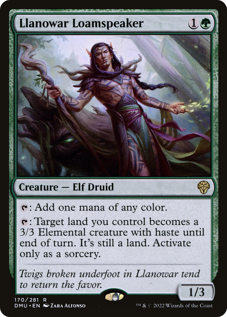 Llanowar Loamspeaker (170) [Dominaria United] - Deck Out Gaming