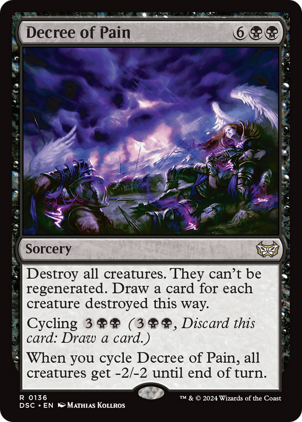 Decree of Pain (136) [Duskmourn: House of Horror Commander] - Deck Out Gaming