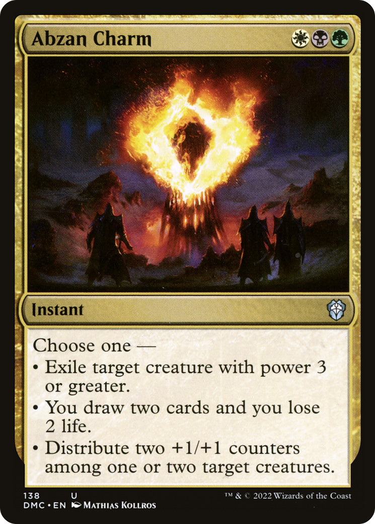 Abzan Charm (138) [Commander: Dominaria United] - Deck Out Gaming
