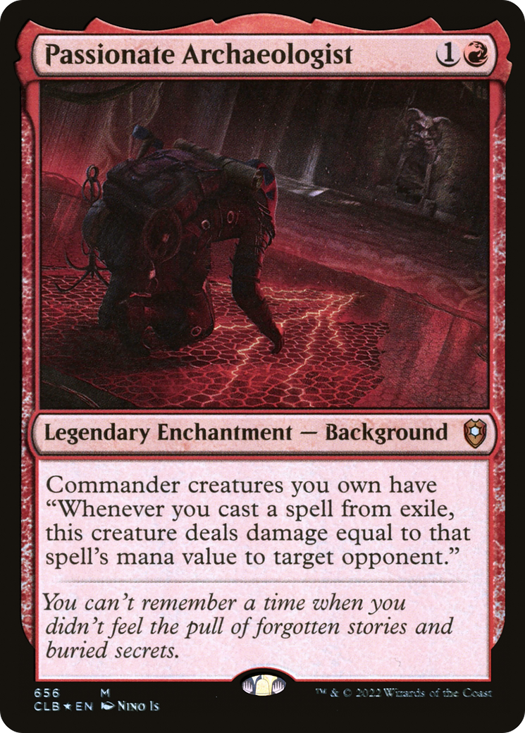 Passionate Archaeologist (656) [Commander Legends: Battle for Baldur's Gate] foil - Deck Out Gaming