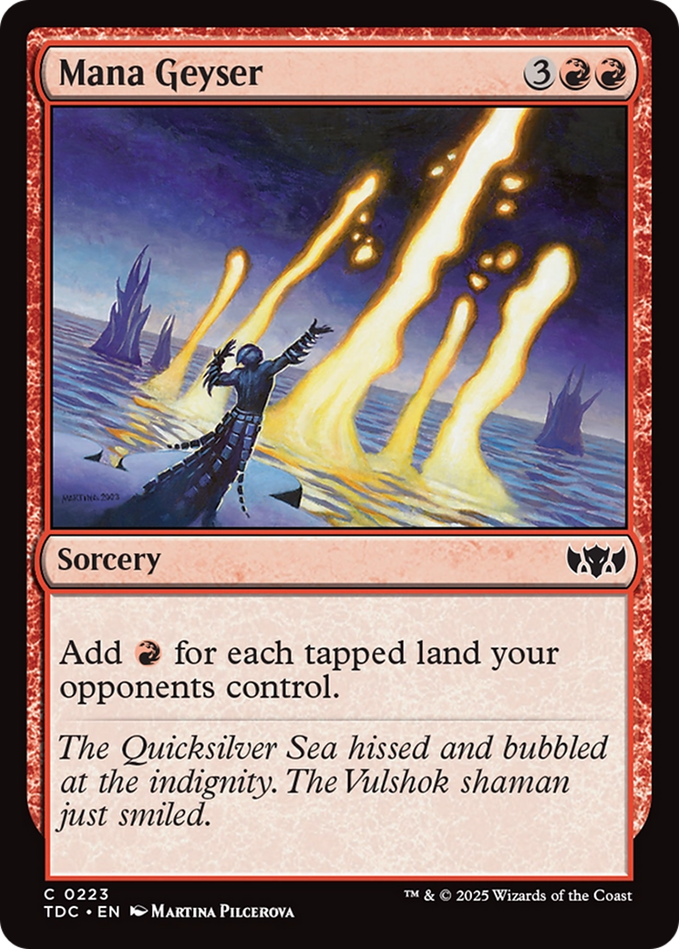 Mana Geyser (223) [Commander: Tarkir: Dragonstorm] - Deck Out Gaming