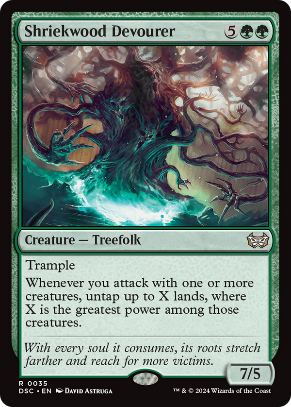 Shriekwood Devourer (35) [Duskmourn: House of Horror Commander] - Deck Out Gaming