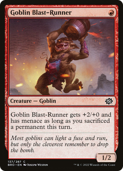 Goblin Blast-Runner (137) [The Brothers' War] - Deck Out Gaming