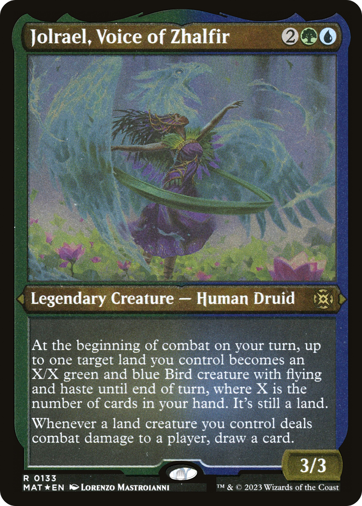 Jolrael, Voice of Zhalfir (133) [March of the Machine: The Aftermath] etched - Deck Out Gaming