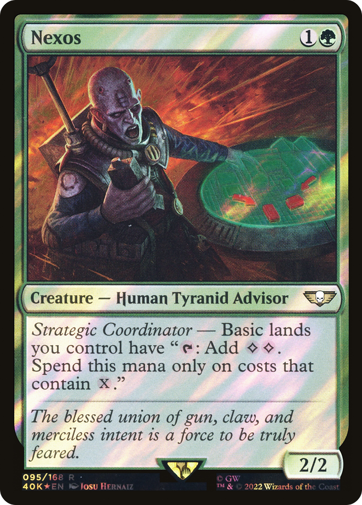 Nexos (Surge Foil) (95) [Warhammer 40,000 Commander] foil - Deck Out Gaming