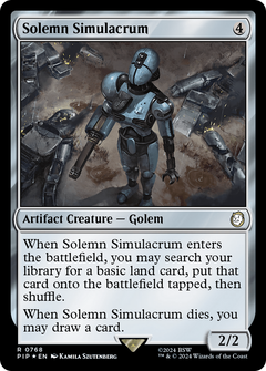 Solemn Simulacrum (Surge Foil) (768) [Fallout] foil - Deck Out Gaming