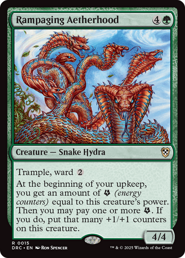 Rampaging Aetherhood (15) [Commander: Aetherdrift] - Deck Out Gaming