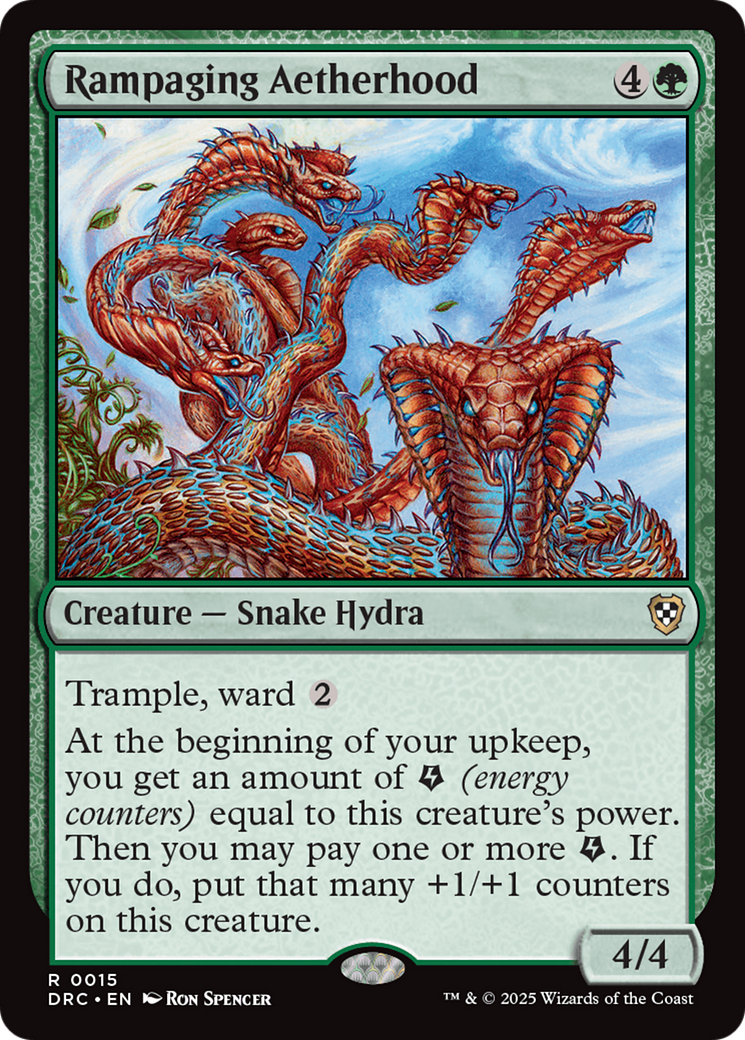 Rampaging Aetherhood (15) [Commander: Aetherdrift] - Deck Out Gaming