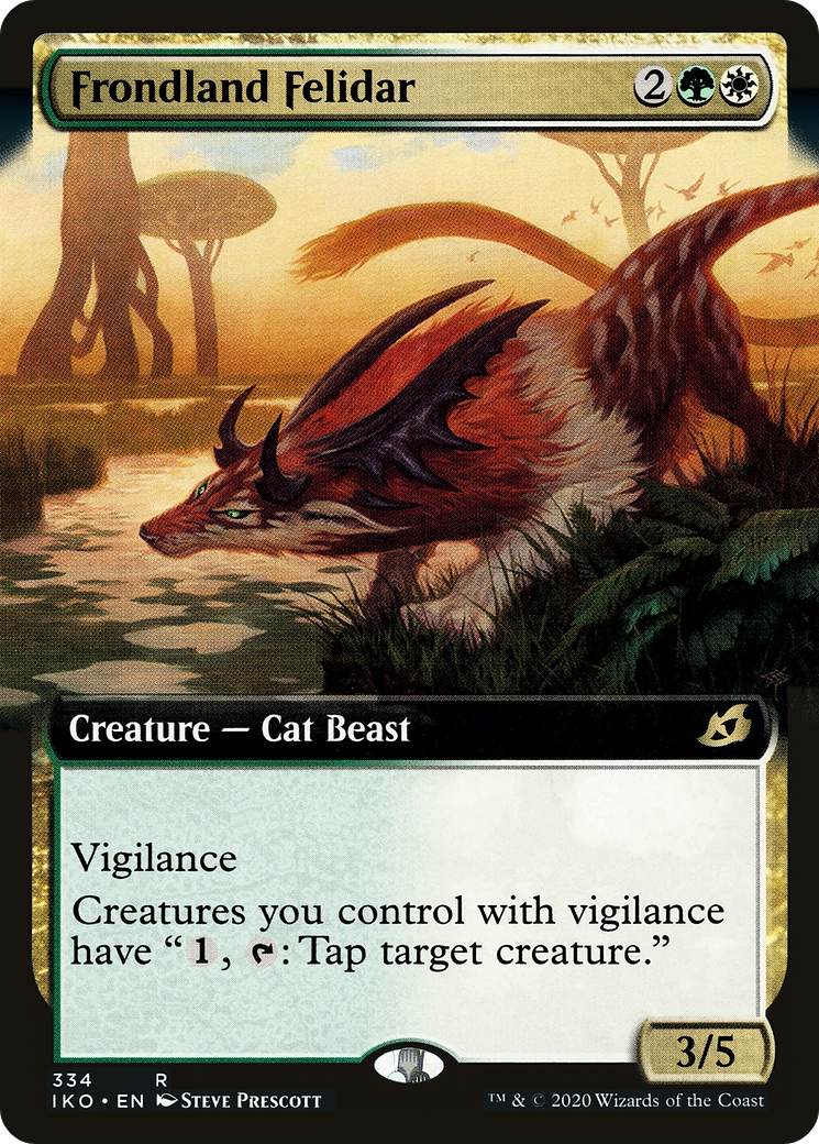 Frondland Felidar (334) [Ikoria: Lair of Behemoths] foil - Deck Out Gaming
