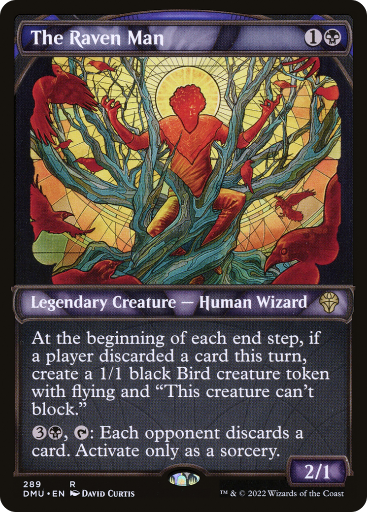 The Raven Man (Showcase) (289) [Dominaria United] foil - Deck Out Gaming