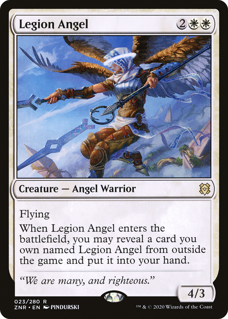 Legion Angel (23) [Zendikar Rising] - Deck Out Gaming