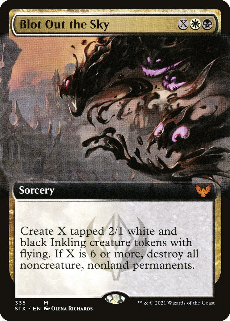 Blot Out the Sky (Extended Art) (335) [Strixhaven: School of Mages] - Deck Out Gaming