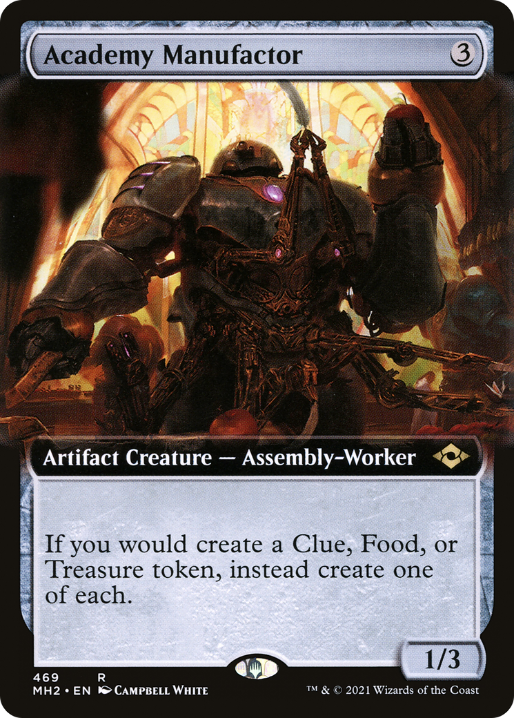 Academy Manufactor (Extended Art) (469) [Modern Horizons 2] foil - Deck Out Gaming