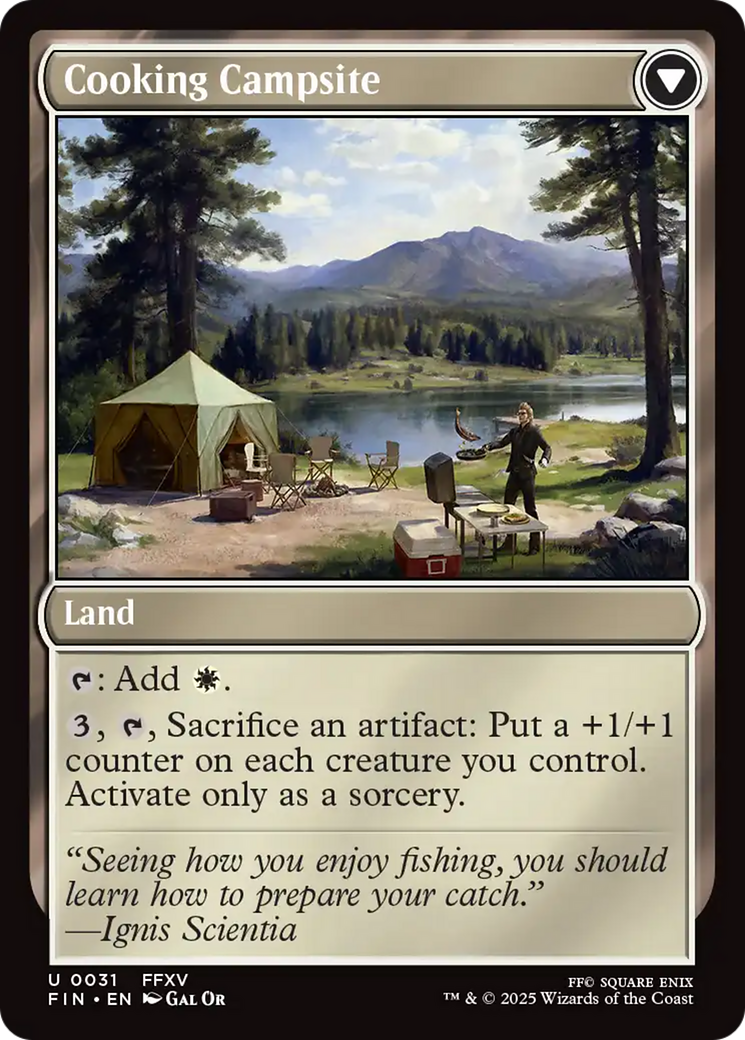 Sidequest: Catch a Fish // Cooking Campsite (31) [FINAL FANTASY] - Deck Out Gaming