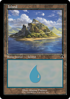 Island (440) (Retro Frame) (440) [Commander Masters] - Deck Out Gaming