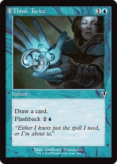 Think Twice (Retro Frame) (369) [Innistrad Remastered] - Deck Out Gaming