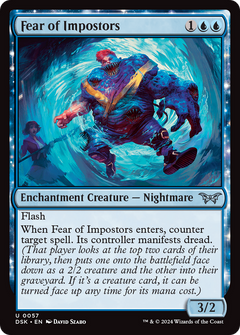 Fear of Impostors (57) [Duskmourn: House of Horror] foil - Deck Out Gaming