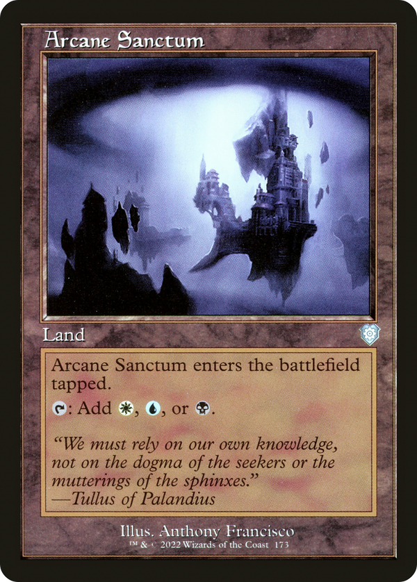 Arcane Sanctum (Retro Frame) (173) [Commander: The Brothers' War] - Deck Out Gaming