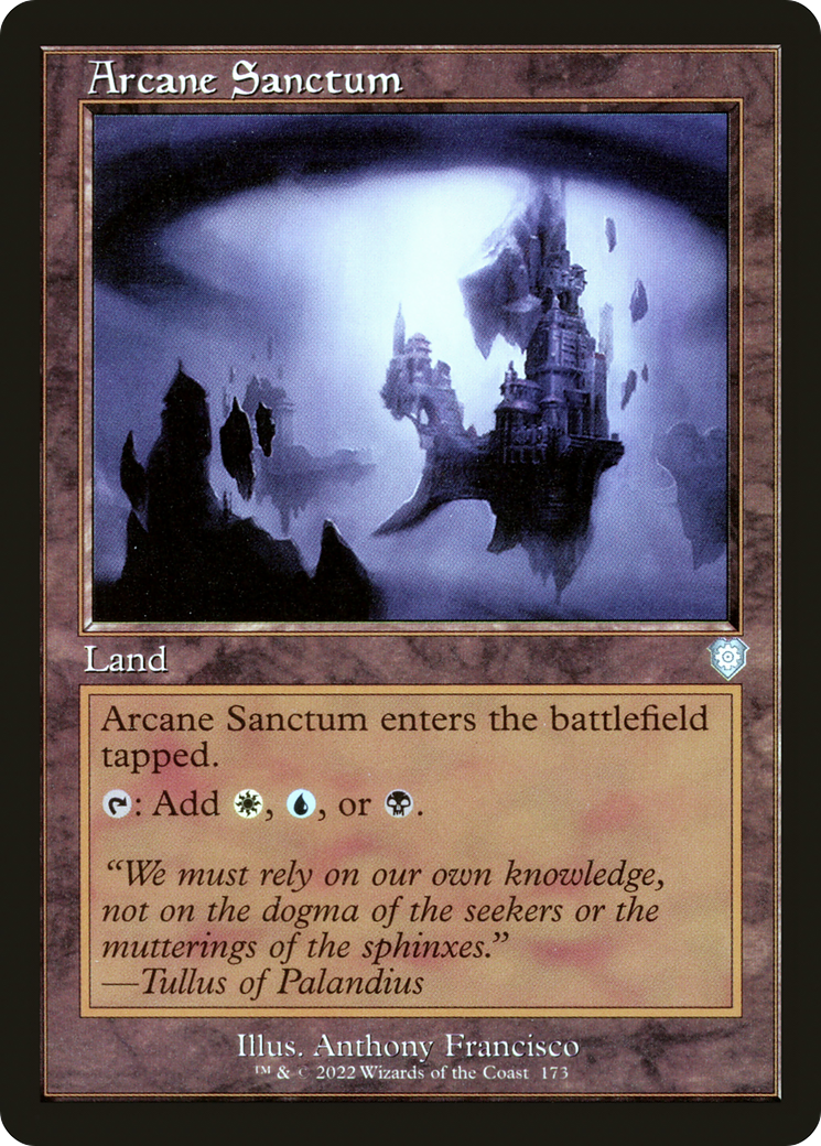 Arcane Sanctum (Retro Frame) (173) [Commander: The Brothers' War] - Deck Out Gaming